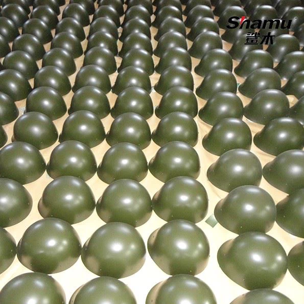 Polyurea coating for helmet